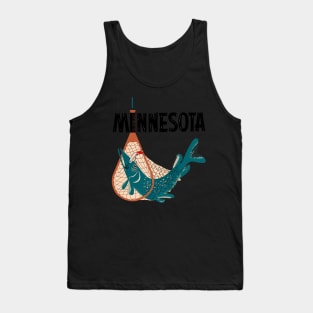 Minnesota Fishing Design Tank Top